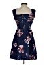 Charlotte Russe Floral Blue Cocktail Dress Size S - photo 2