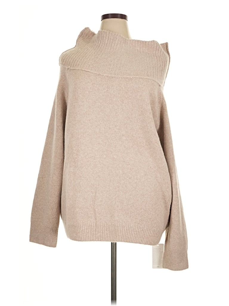 Pre-owned Lillusory Turtleneck Sweater In Tan