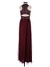 Speechless 100% Polyester Burgundy Cocktail Dress Size 1 - photo 2