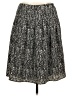 Talbots 100% Polyester Print Black Casual Skirt Size 14 Petite - photo 2