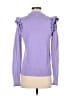 Charter Club 100% Nylon Hearts Purple Pullover Sweater Size S - photo 2