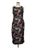 Bebe Tropical Black Casual Dress Size XL - photo 1