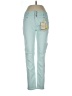 BLUE SPICE Color Block Teal Jeans Size 11 - photo 1