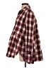 Hatch 100% Cotton Plaid Burgundy Long Sleeve Button-Down Shirt Size 2 Maternity - photo 5