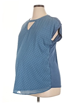 Full Moon Maternity Short Sleeve Blouse