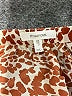 Maurices 100% Polyester Animal Print Orange Short Sleeve Blouse Size XL - photo 7