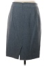 J.Crew 100% Wool Chevron-herringbone Blue Gray Wool Skirt Size 2 - photo 2