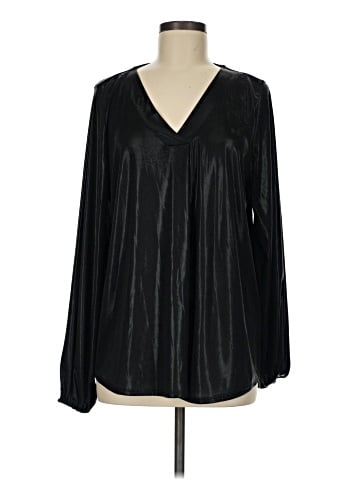 Cotton Bleu Long Sleeve Blouse (view 1)