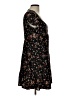 No Boundaries Floral Black Casual Dress Size L - photo 4
