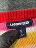 Lands' End Stripes Red Pullover Sweater Size 7 - 8 - photo 3