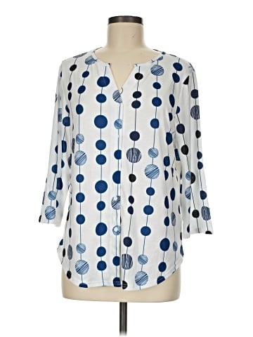 Ofeefan 3/4 Sleeve Henley (view 1)