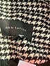 Ann Taylor Houndstooth Black Coat Size Med Petite - photo 6