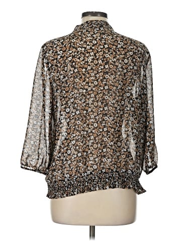 7th Avenue Design Studio New York & Company 3/4 Sleeve Blouse (view 2)