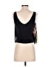 Topshop 100% Polyester Black Sleeveless Blouse Size 4 - photo 2
