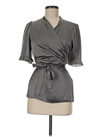 BCBGMAXAZRIA Short Sleeve Blouse (view 1)