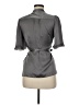 BCBGMAXAZRIA Gray Short Sleeve Blouse Size M - photo 2