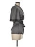 BCBGMAXAZRIA Gray Short Sleeve Blouse Size M - photo 4