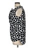 Merona Polka Dots Black Sleeveless Button-Down Shirt Size L - photo 5