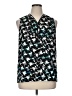 Classiques Entier Black Sleeveless Silk Top Size XL - photo 1