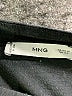 MNG 100% Cotton Stripes Black Gold Short Sleeve Turtleneck Size XS - photo 7
