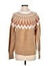 French Connection Chevron-herringbone Tan Pullover Sweater Size XS - photo 1