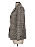 Ebossy 100% Polyester Tweed Gray Blazer Size M - photo 5