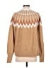French Connection Chevron-herringbone Tan Pullover Sweater Size XS - photo 2