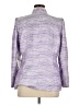 Midnight Velvet 100% Polyester Purple Blazer Size 16 - photo 2