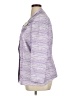 Midnight Velvet 100% Polyester Purple Blazer Size 16 - photo 5