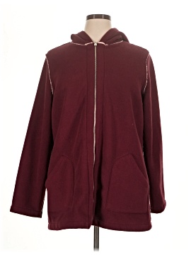 Susan Graver Zip Up Hoodie (view 1)