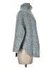 Free People Tweed Blue Turtleneck Sweater Size M - photo 4