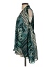 Chico's 100% Polyester Teal Kimono Size S - photo 5