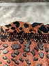 Rewind Animal Print Brown 3/4 Sleeve Blouse Size S - photo 9