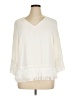 ASHRO 100% Polyester Ivory 3/4 Sleeve Blouse Size 16 - photo 1