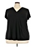 Lane Bryant Black Short Sleeve Blouse Size 22 - 24 Plus - photo 1