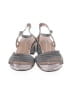 Kim Rogers Metallic Gray Sandals Size 9 1/2 - photo 2
