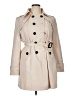 Assorted Brands 100% Polyester Ivory Trenchcoat Size 14 - photo 1