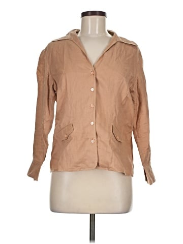 Jones New York 3/4 Sleeve Button-Down Shirt (view 1)
