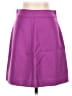 J.Crew 100% Wool Solid Purple Wool Skirt Size 2 - photo 1