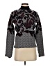Tory Burch Paisley Black Turtleneck Sweater Size XS - photo 1