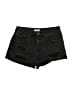 Forever 21 100% Cotton Hearts Black Denim Shorts Size 28 waist - photo 1