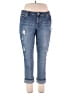 Maurices Hearts Blue Jeans Size 13 - 14 - photo 1
