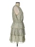 Max Studio 100% Polyester Paisley Green Casual Dress Size L - photo 4