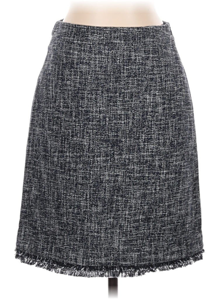 Pre-owned Brooks Brothers Formal Skirt In Gray