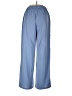Shein 100% Polyester Solid Blue Casual Pants Size L - photo 2
