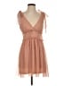 Lush 100% Polyester Pink Cocktail Dress Size S - photo 1