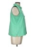 T by Talbots Green Sleeveless Blouse Size L - photo 4