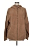 Varley 100% Polyester Solid Brown Coat Size M - photo 1