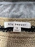Blu Pepper Stripes Tan Pullover Sweater Size S - photo 7