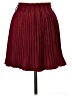 Shein 100% Polyester Solid Burgundy Casual Skirt Size 6 - photo 1
